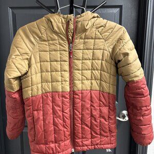 Columbia Boy's Hooded Puffer Jacket Colorblock Size 3